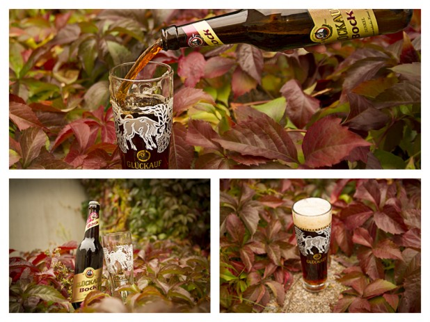 Bockbierglas 2012 Glückauf Bier Bockbierglas 2012