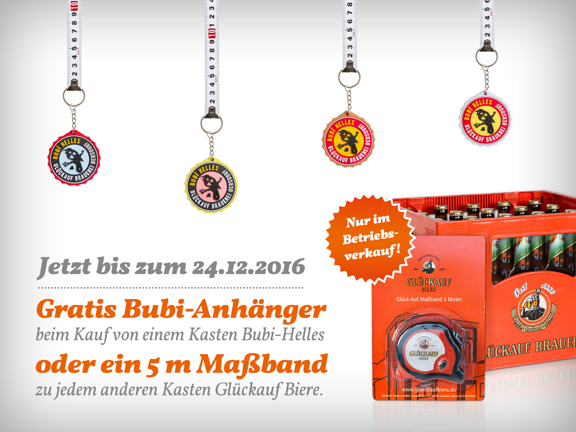 Glückauf Brauerei Gersdorf - Aktion Betriebsverkauf Glückauf Brauerei Gersdorf - Aktion Betriebsverkauf