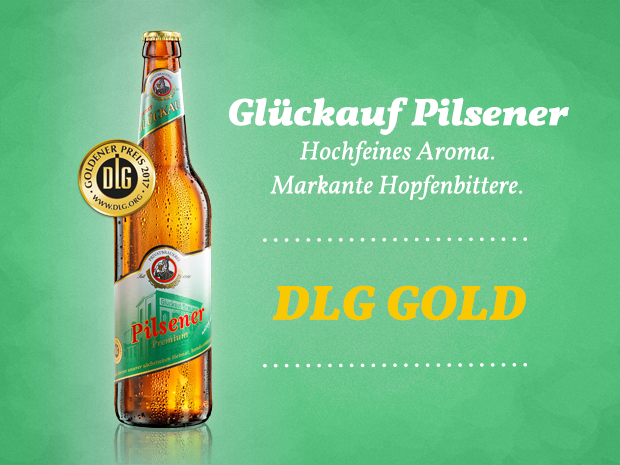 DLG-GOLD für Glückauf Pilsener