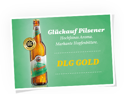 DLG-GOLD für Glückauf Pilsener