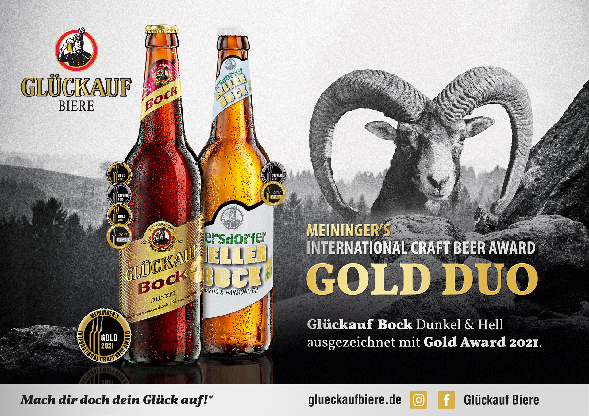 Meiningers International Craft Beer Award Gold DUO